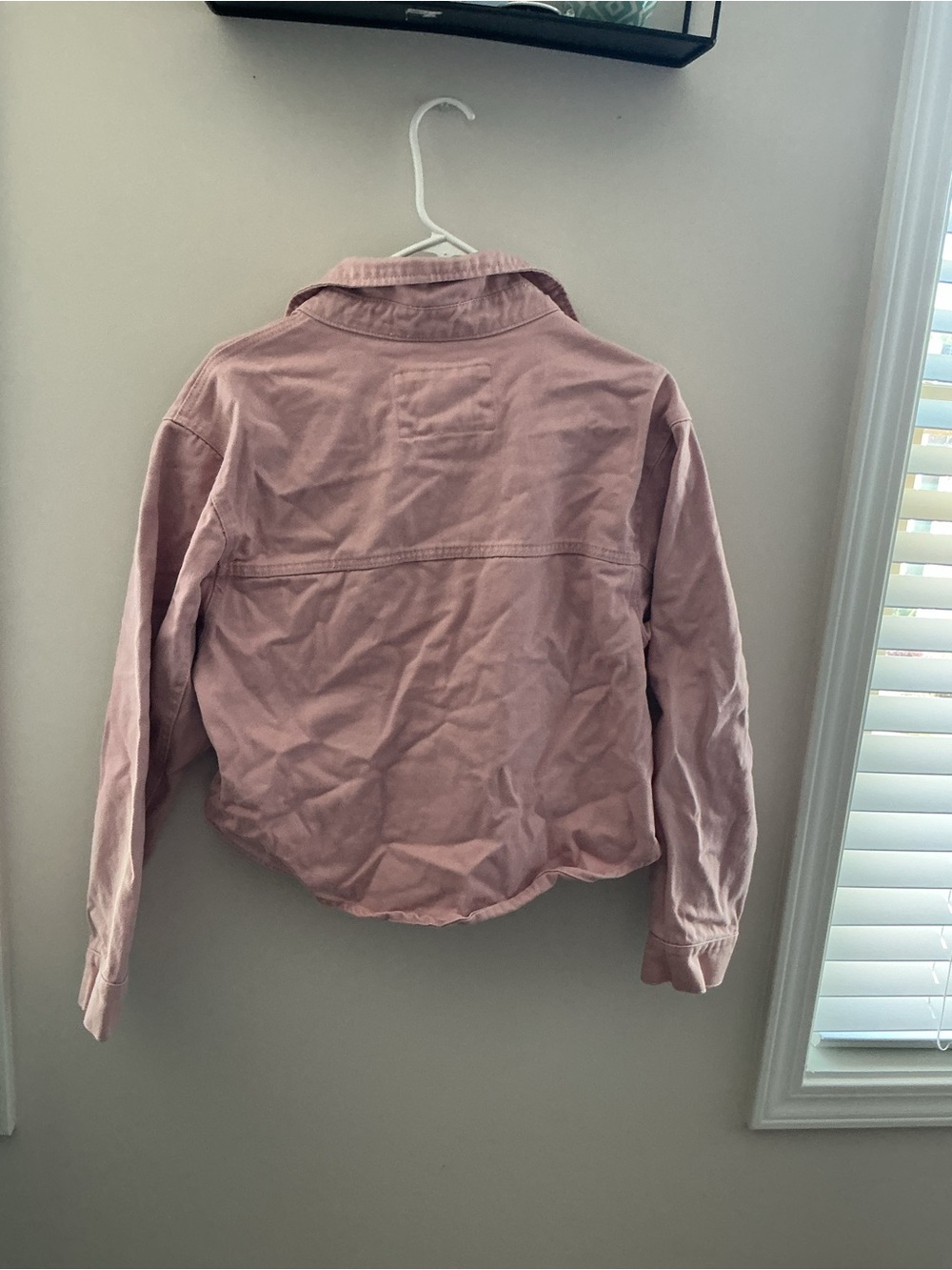 Stoosh Dusty Pink Cropped Jean Jacket - Picture 2 of 3